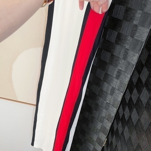 BURBERRY Collectors Runway White Stripe Midi Dress - Picture 8 of 16